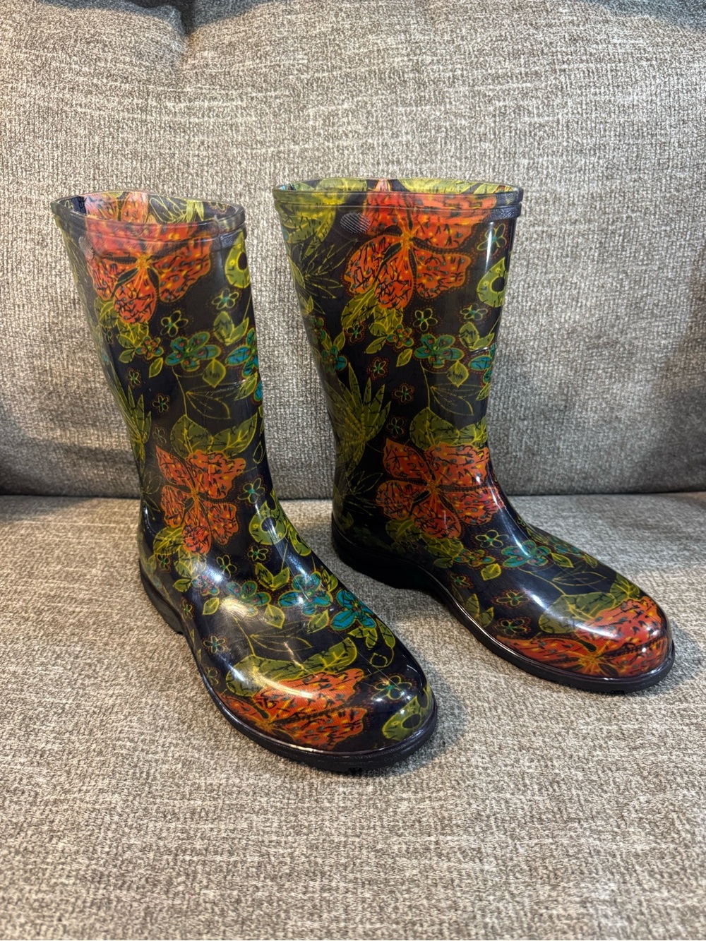 Sloggers Women's Waterproof Rain and Garden Boots Size 7